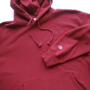 Champion Reverse Weave Hoodie 3XL Hooded Sweatshirt S101 Heavyweight Red Maroon
